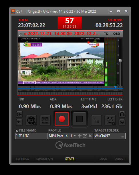 24-hour TV recording software