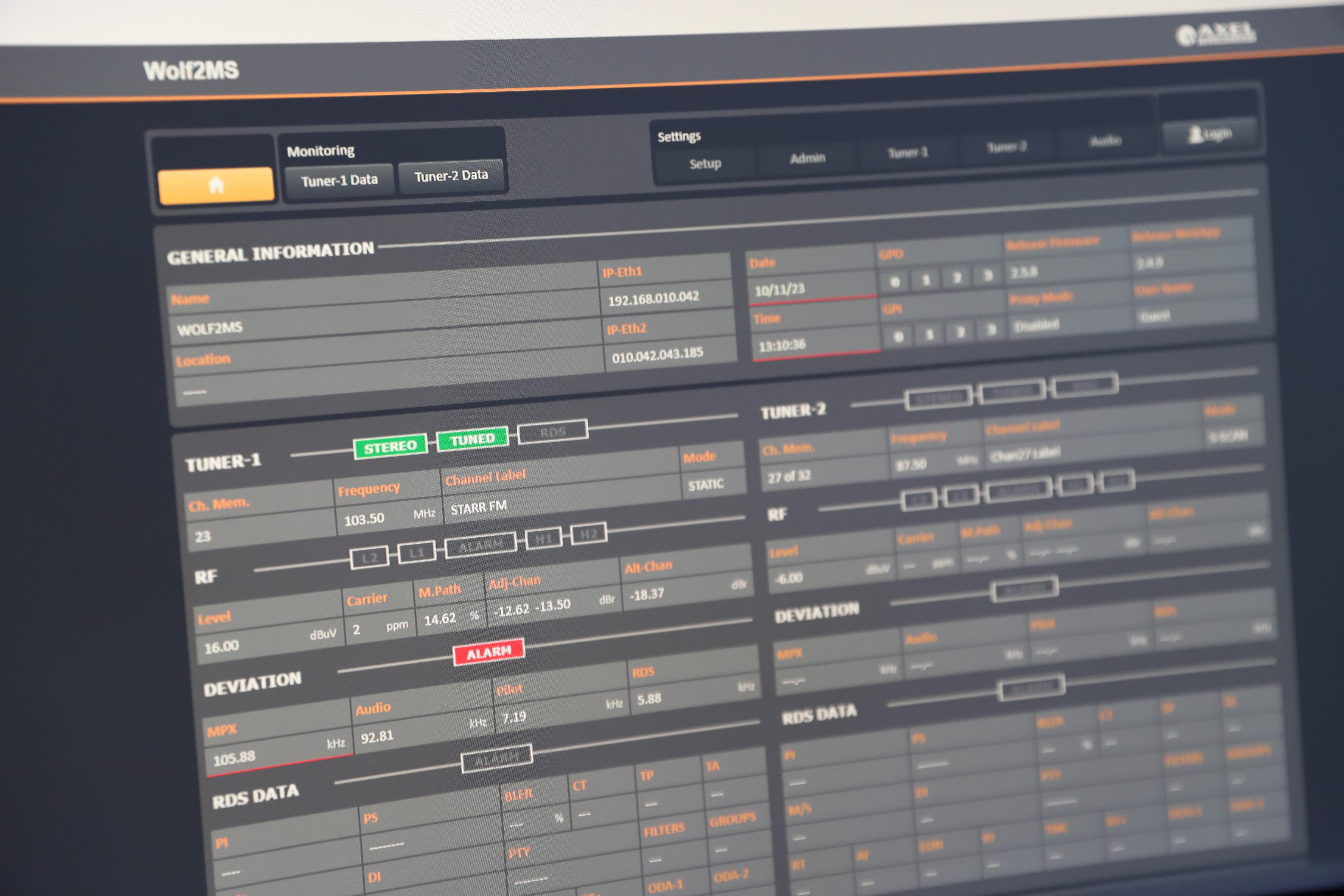 FM signal monitoring