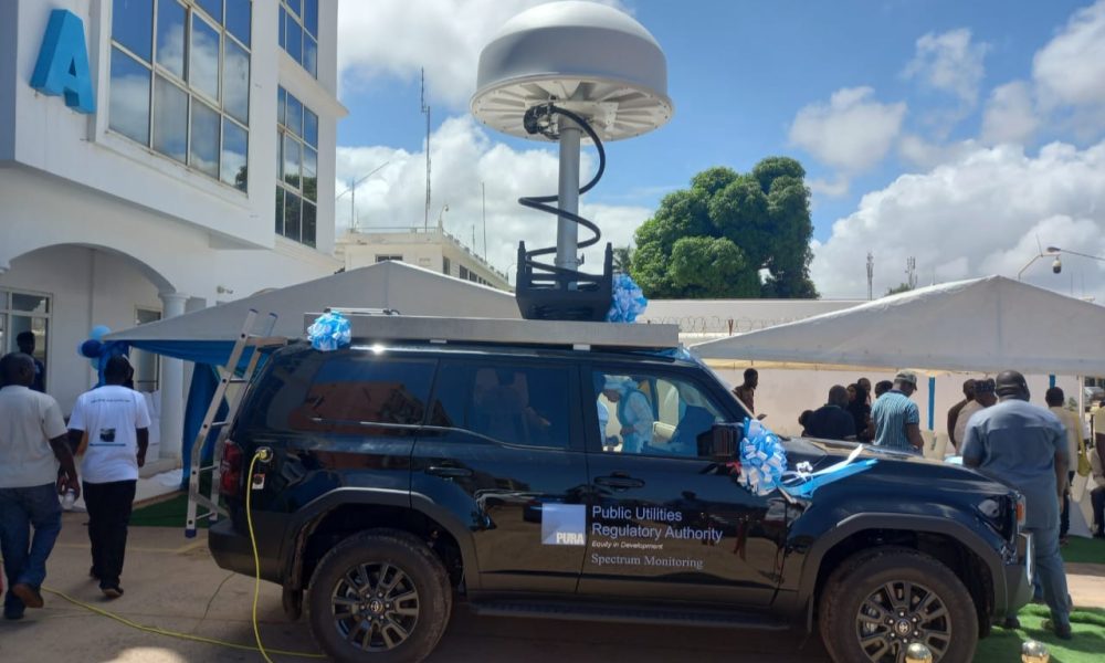 Spectrum monitoring van on location — PURA, Gambia