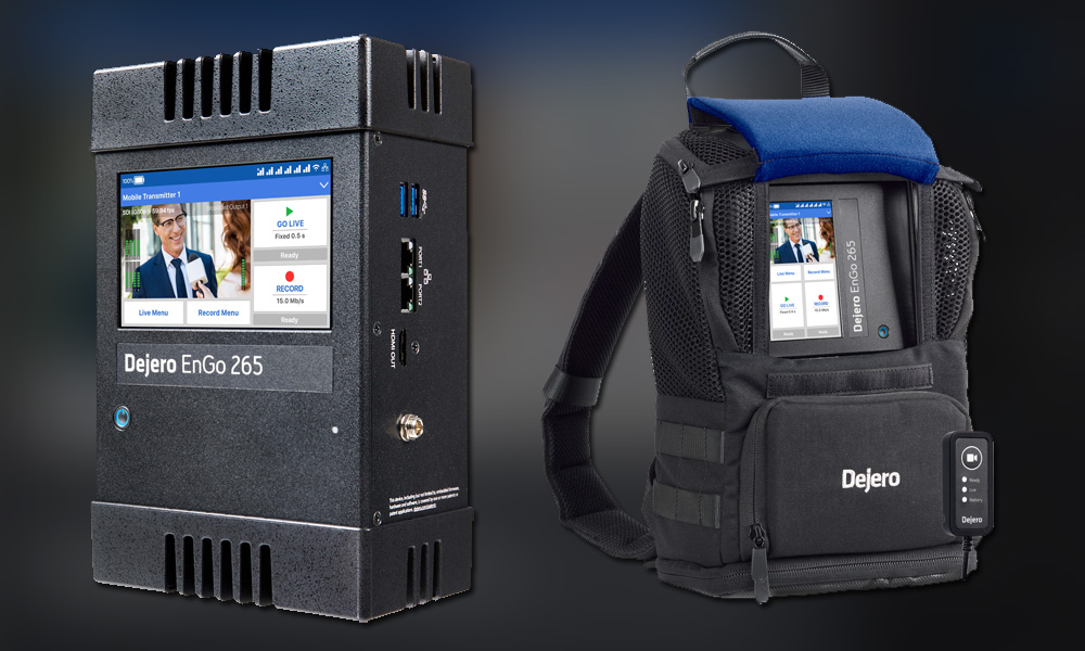 Dejero EnGo 265 field transmitter