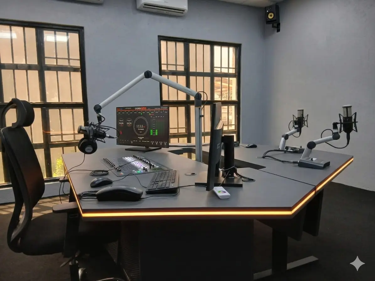 Mobi School visual radio studio