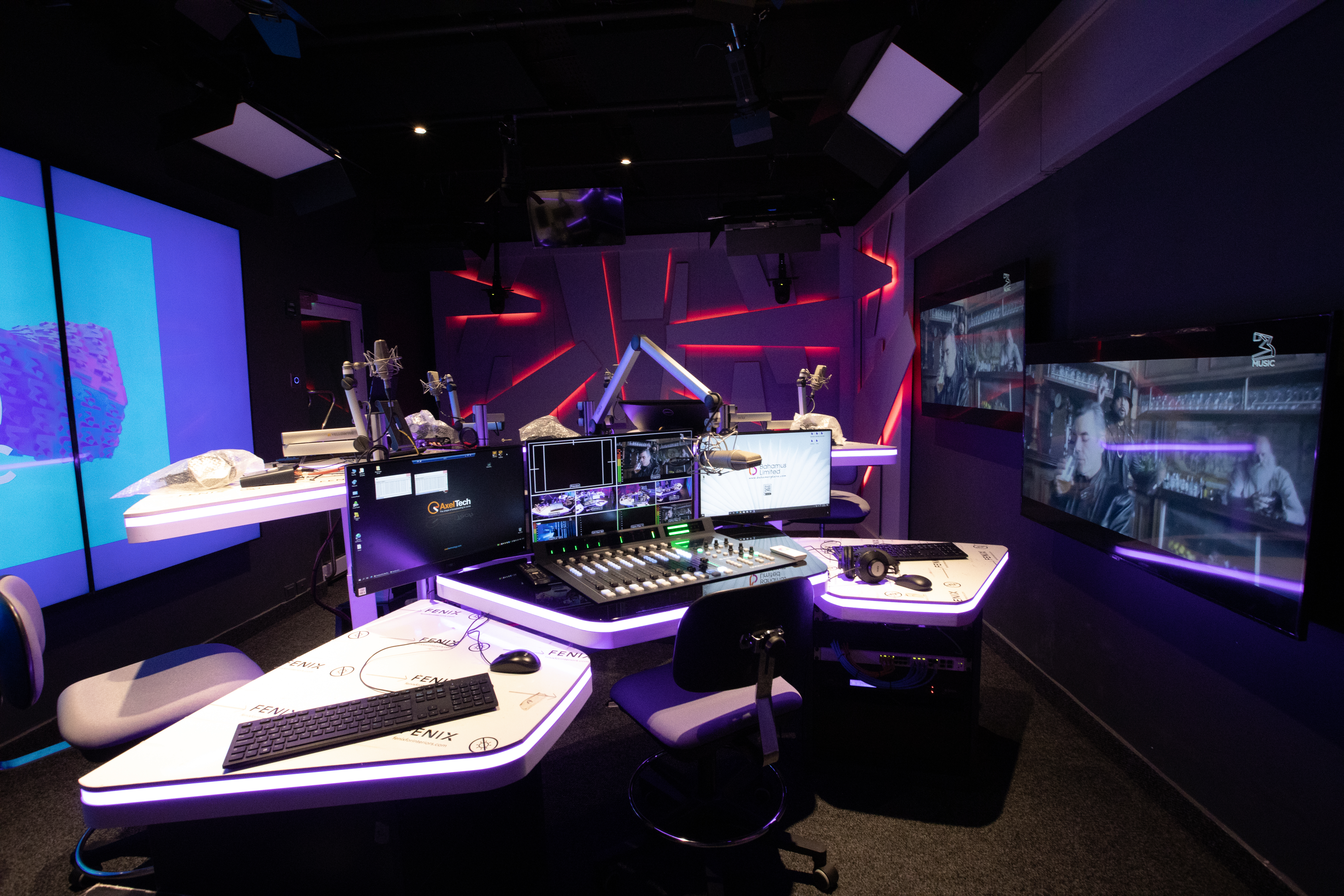 Visual radio setup